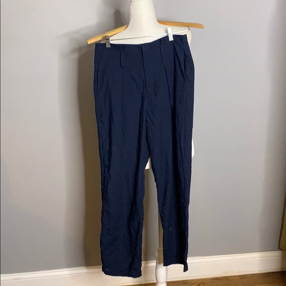 Anthropologie Lightweight Blue Trouser Pant. - Picture 6 of 8